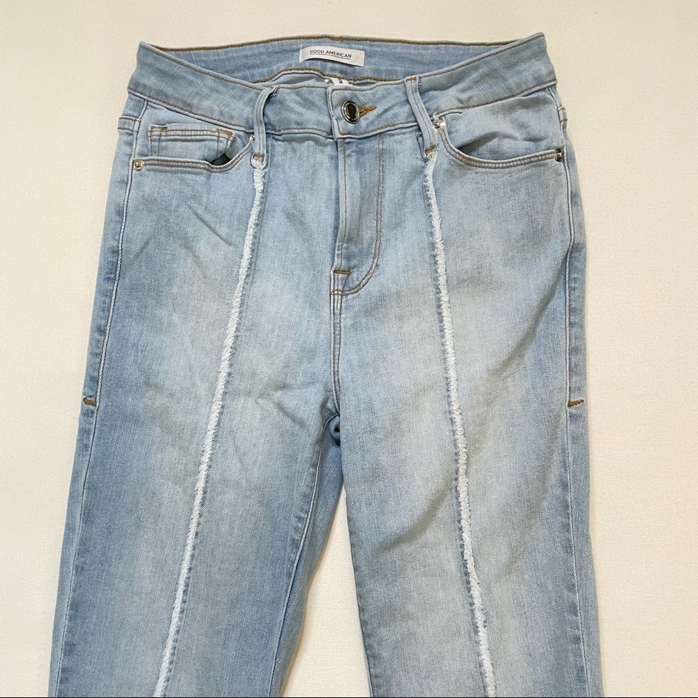 Good American good legs skinny jeans sz 2 - Picture 4 of 16